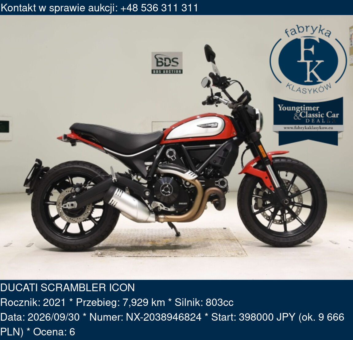 DUCATI SCRAMBLER ICON 2021 - zdjęcie 2