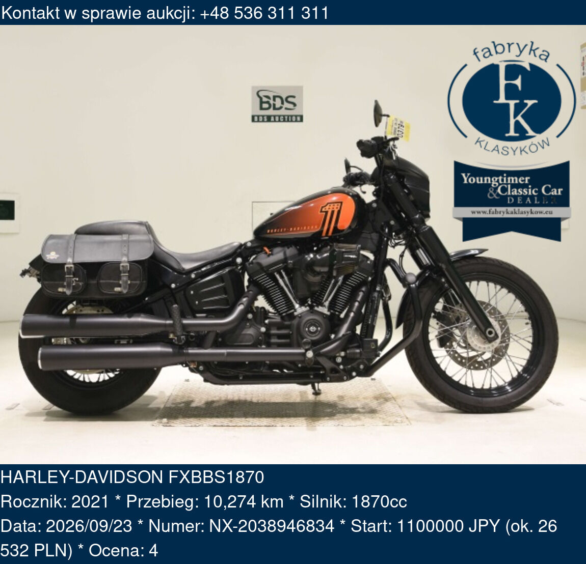 HARLEY-DAVIDSON FXBBS1870 2021 - zdjęcie 2