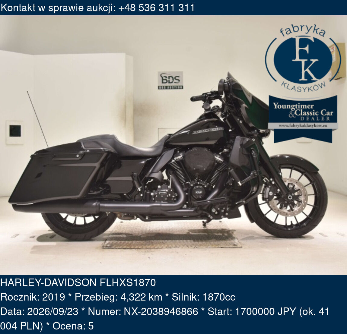 HARLEY-DAVIDSON FLHXS1870 2019 - zdjęcie 2