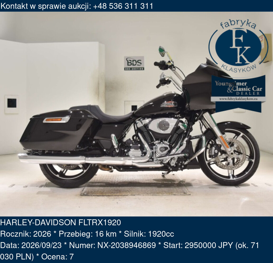 HARLEY-DAVIDSON FLTRX1920 2026 - zdjęcie 2