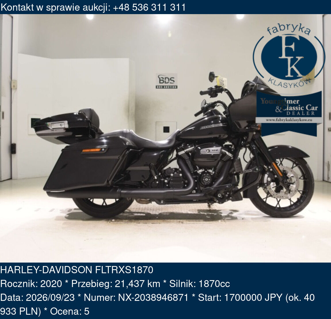 HARLEY-DAVIDSON FLTRXS1870 2020 - zdjęcie 2
