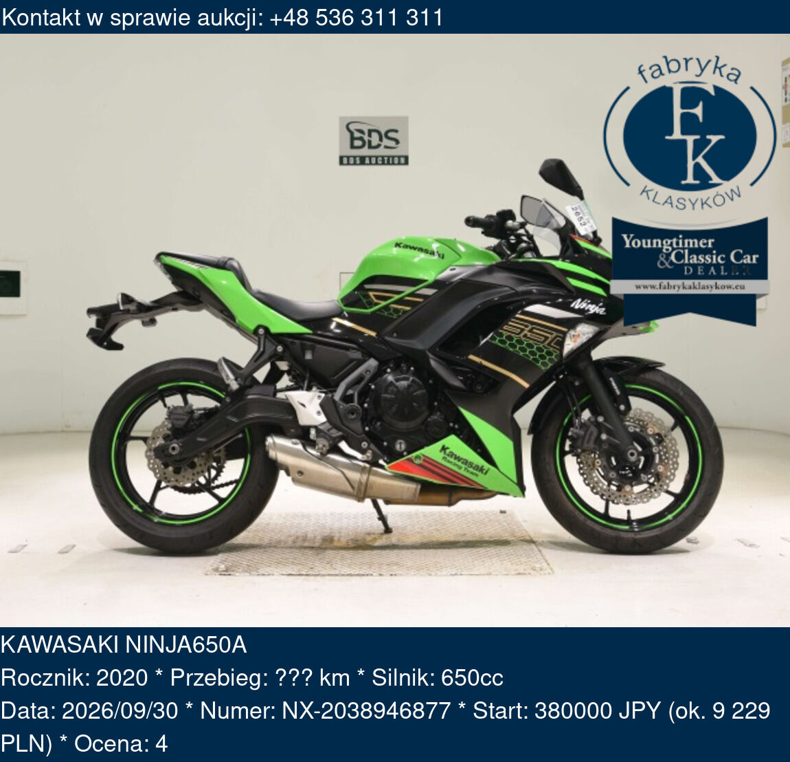 KAWASAKI NINJA650A 2020 - zdjęcie 2