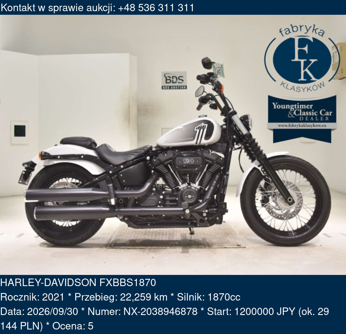 HARLEY-DAVIDSON FXBBS1870 2021 - zdjęcie 2
