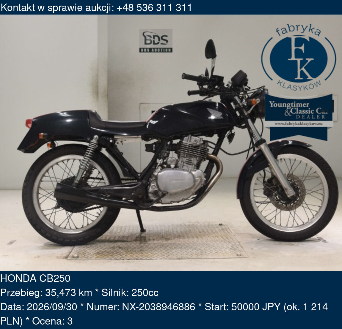 HONDA CB250  - zdjęcie 2