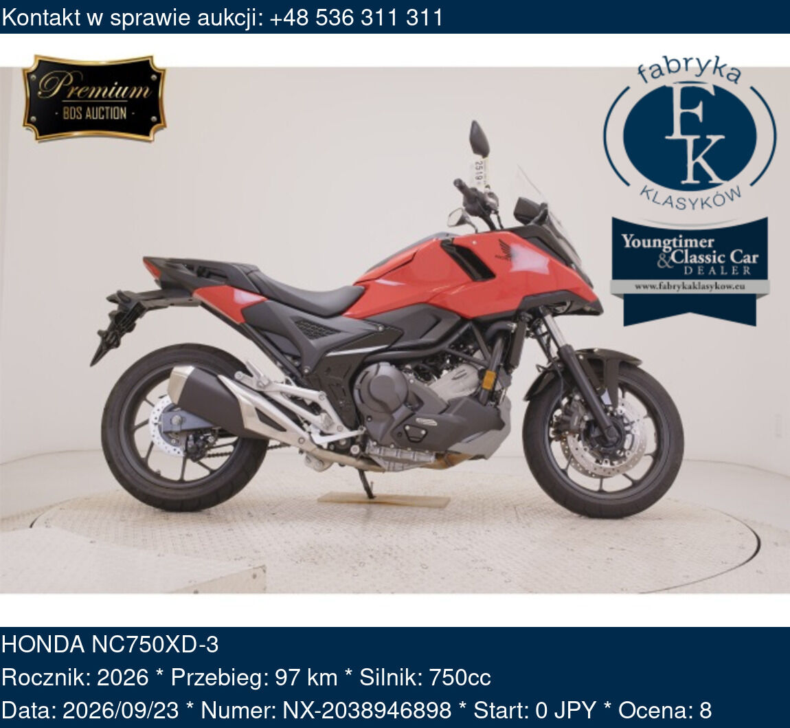 HONDA NC750XD-3 2026 - zdjęcie 2