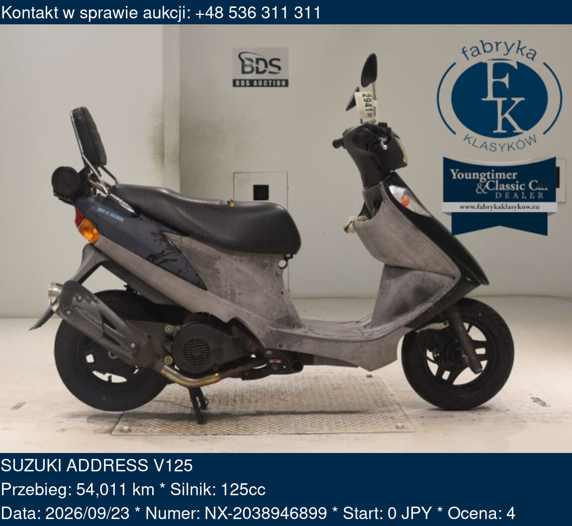 SUZUKI ADDRESS V125  - zdjęcie 2