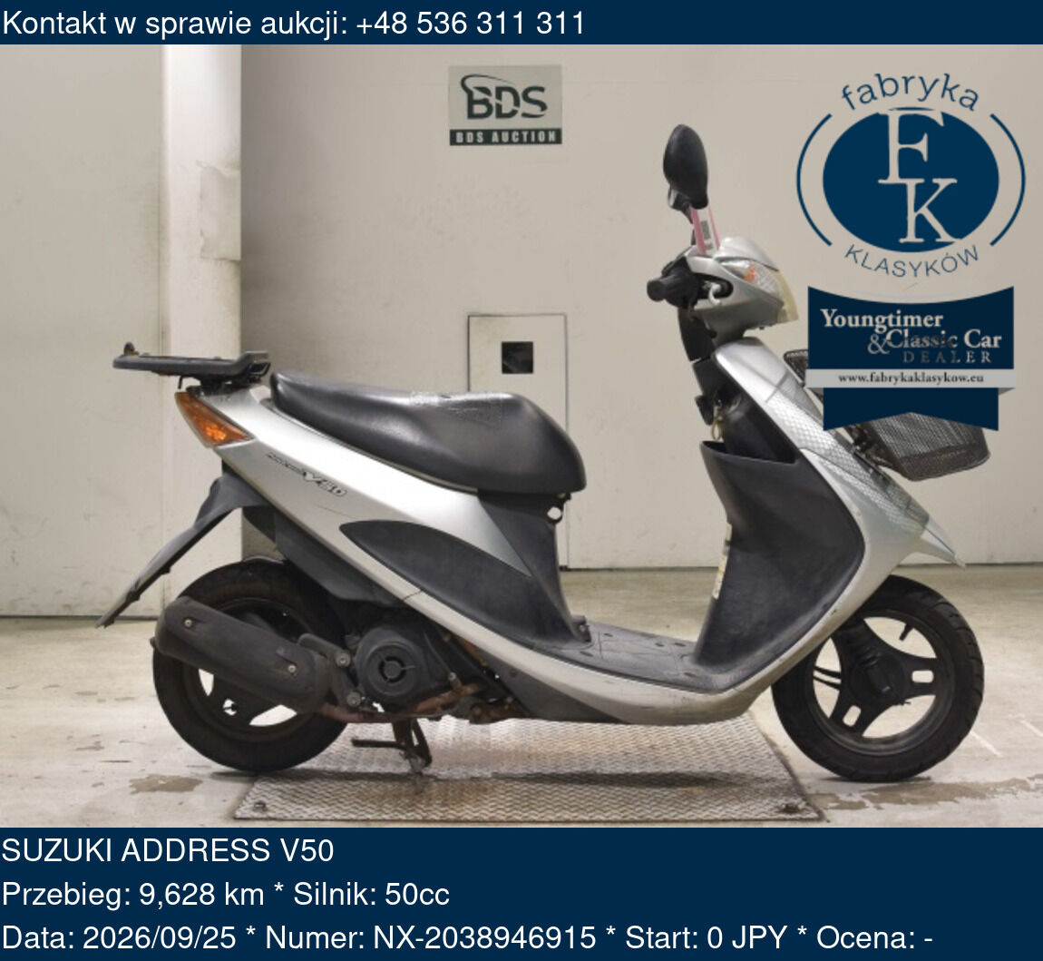 SUZUKI ADDRESS V50  - zdjęcie 2