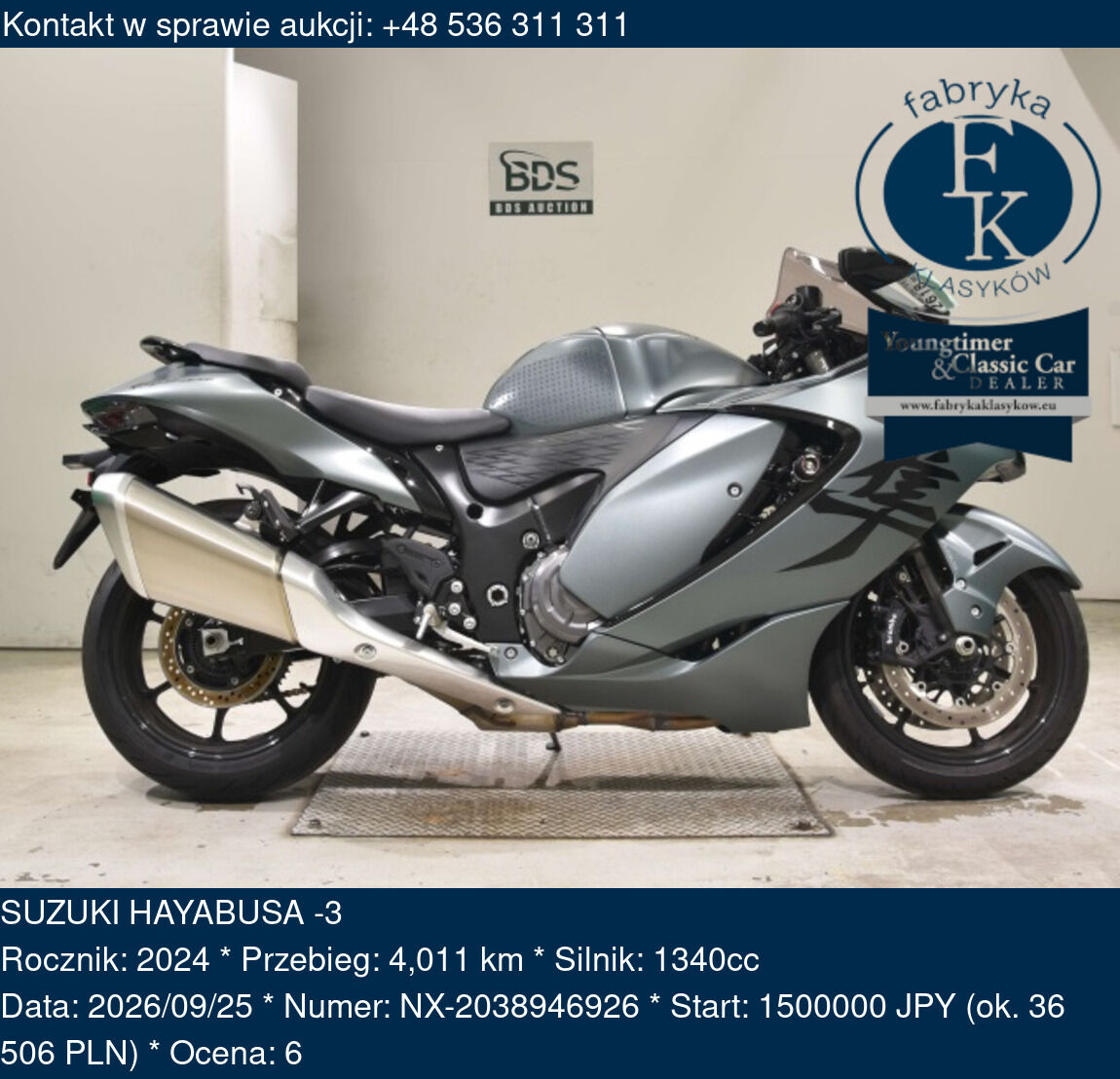 SUZUKI HAYABUSA -3 2024 - zdjęcie 2