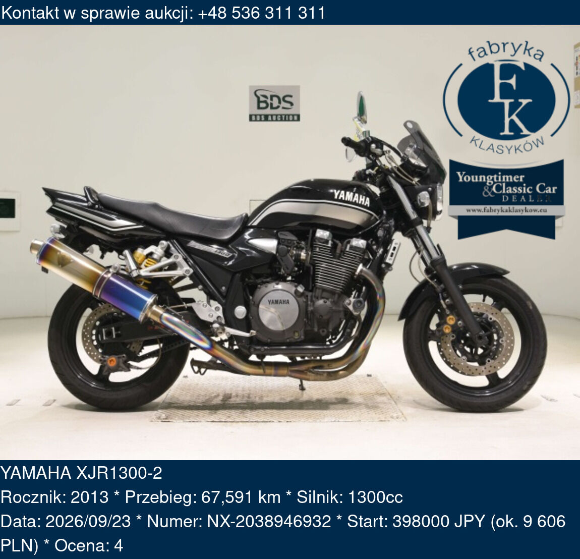 YAMAHA XJR1300-2 2013 - zdjęcie 2