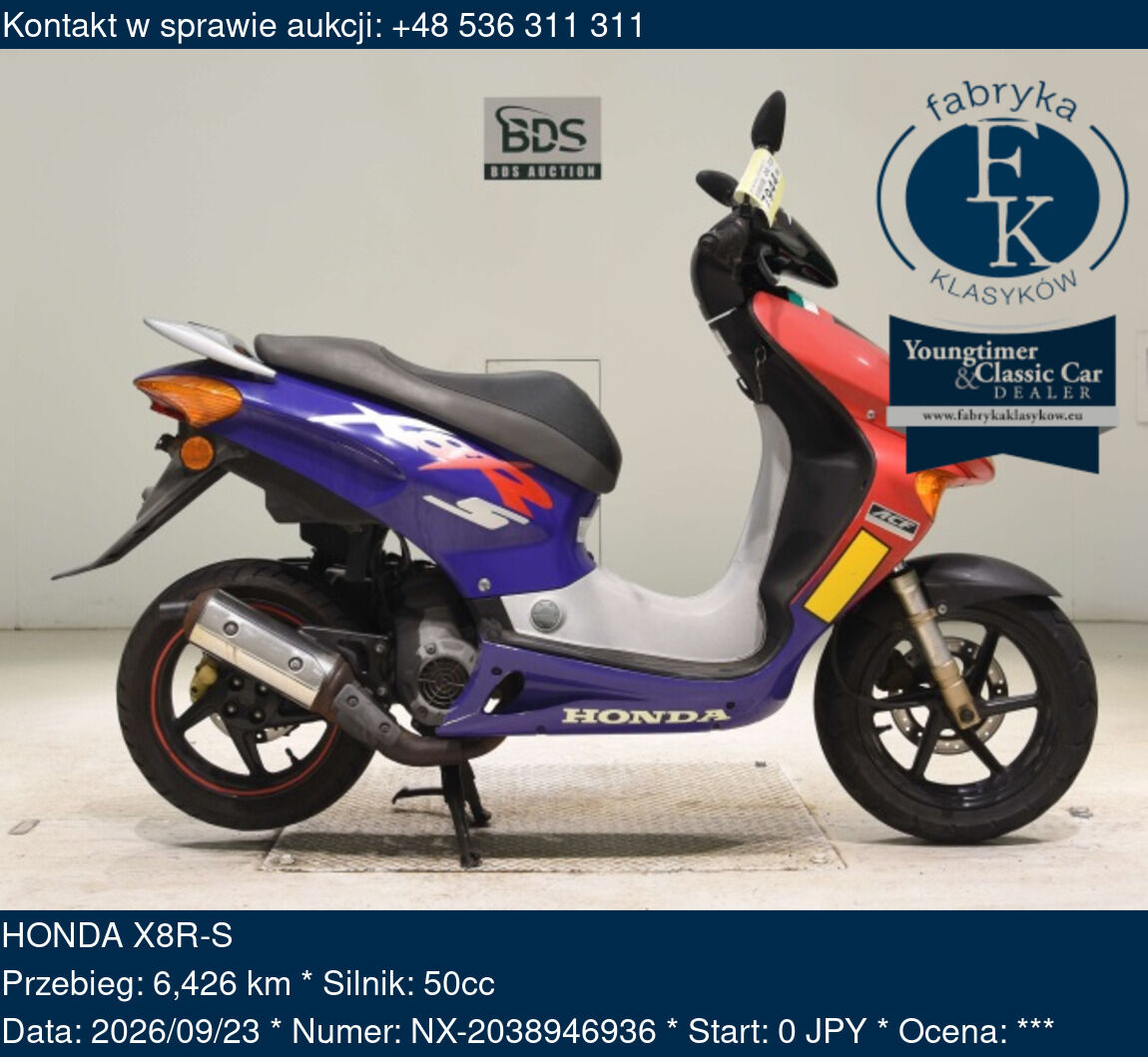 HONDA X8R-S  - zdjęcie 2