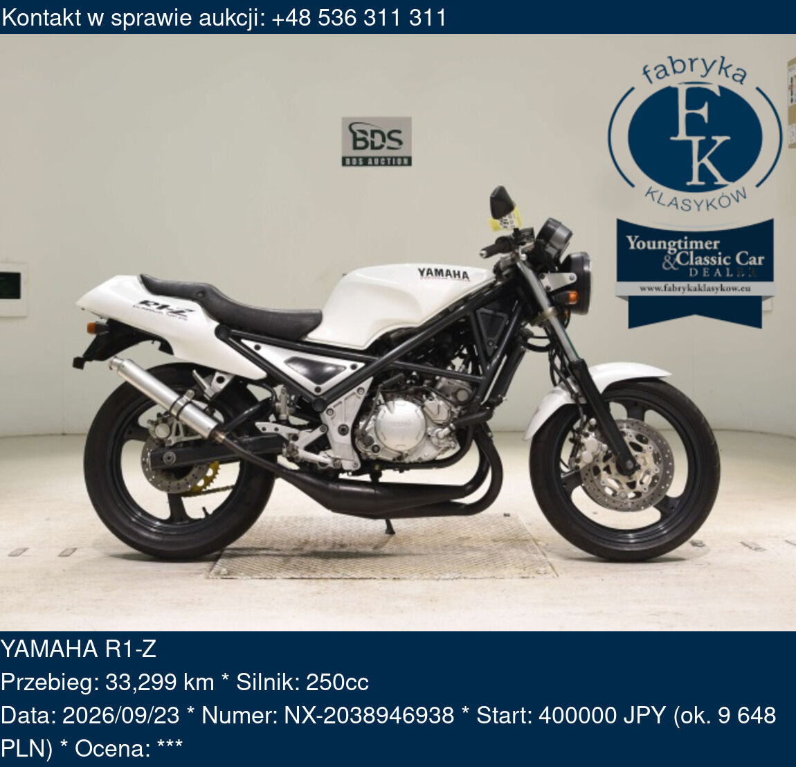 YAMAHA R1-Z  - zdjęcie 2