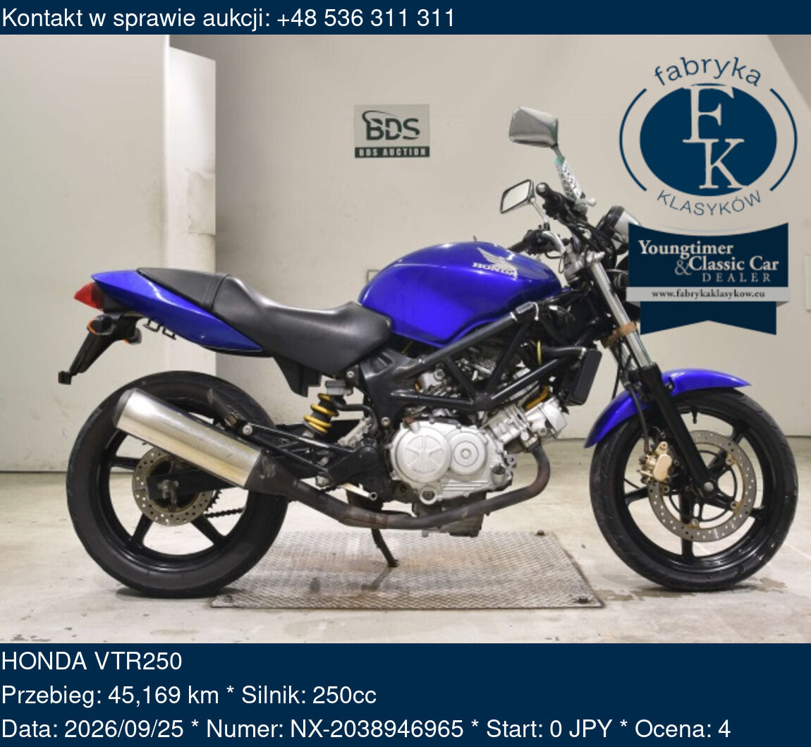 HONDA VTR250  - zdjęcie 2