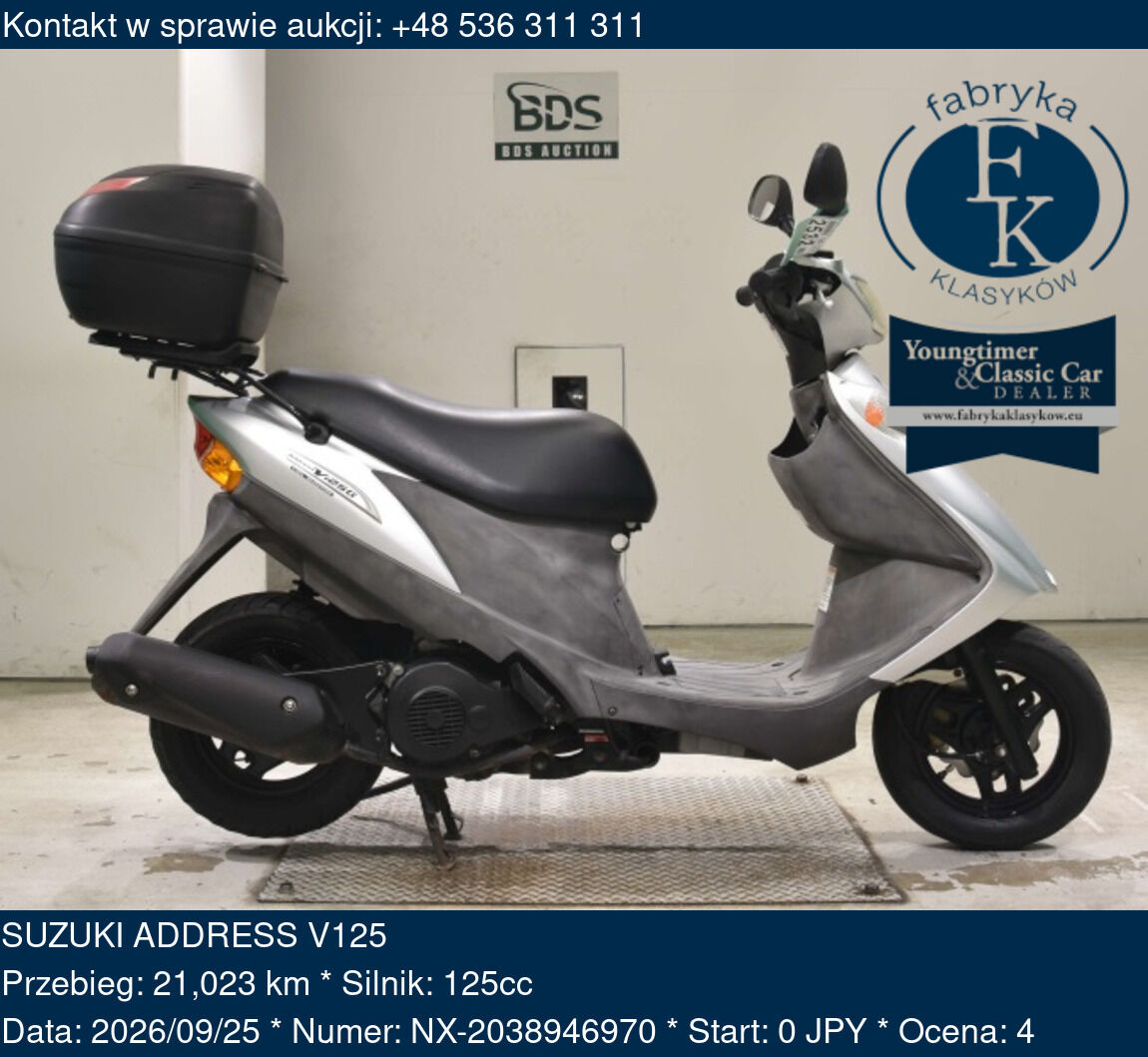 SUZUKI ADDRESS V125  - zdjęcie 2