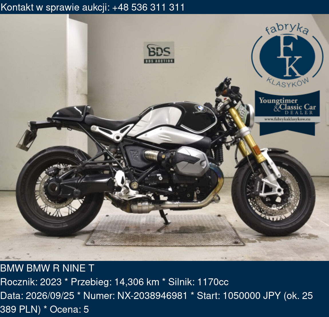 BMW BMW R NINE T 2023 - zdjęcie 2