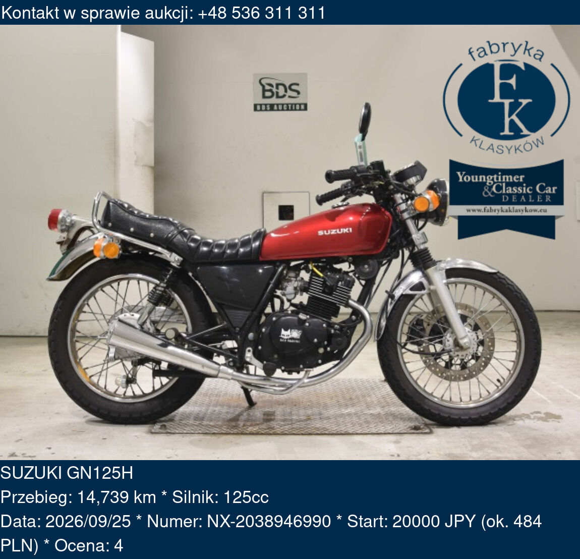 SUZUKI GN125H  - zdjęcie 2