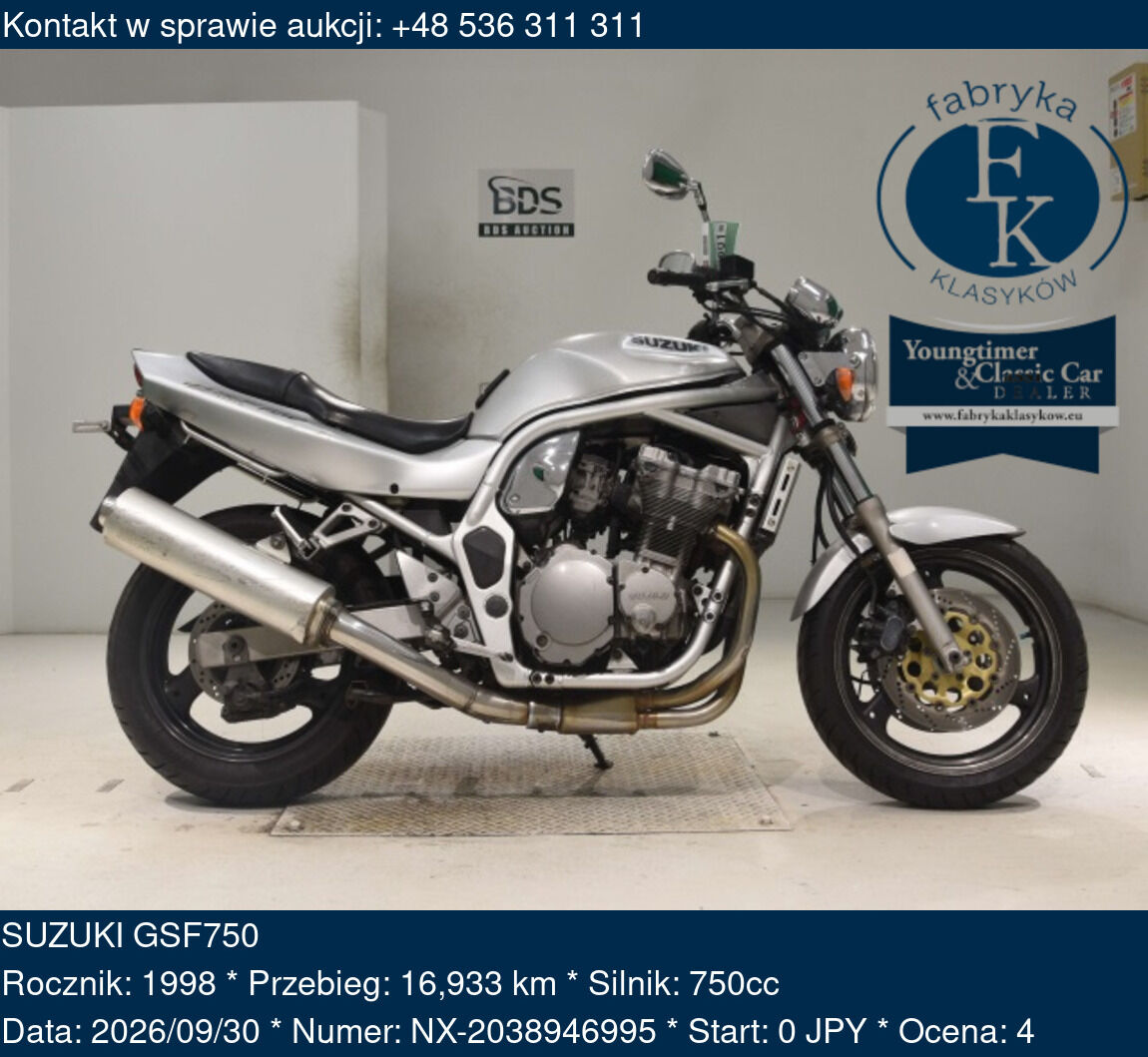 SUZUKI GSF750 1998 - zdjęcie 2
