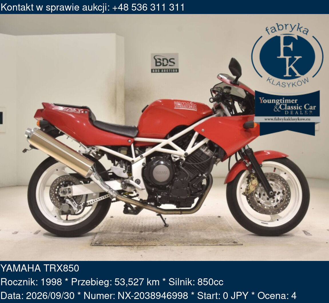 YAMAHA TRX850 1998 - zdjęcie 2