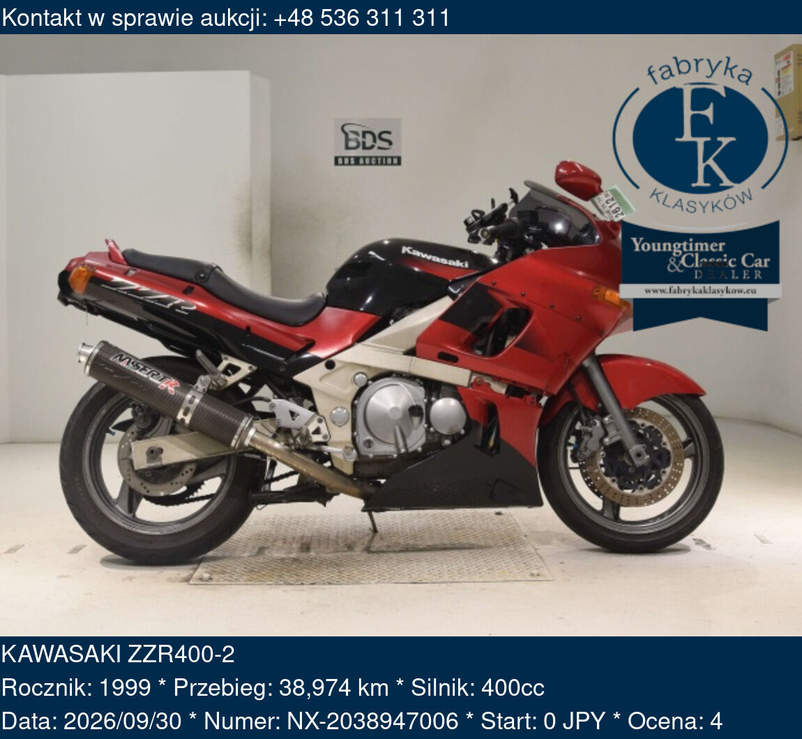 KAWASAKI ZZR400-2 1999 - zdjęcie 2