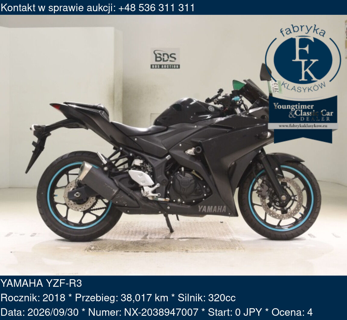 YAMAHA YZF-R3 2018 - zdjęcie 2