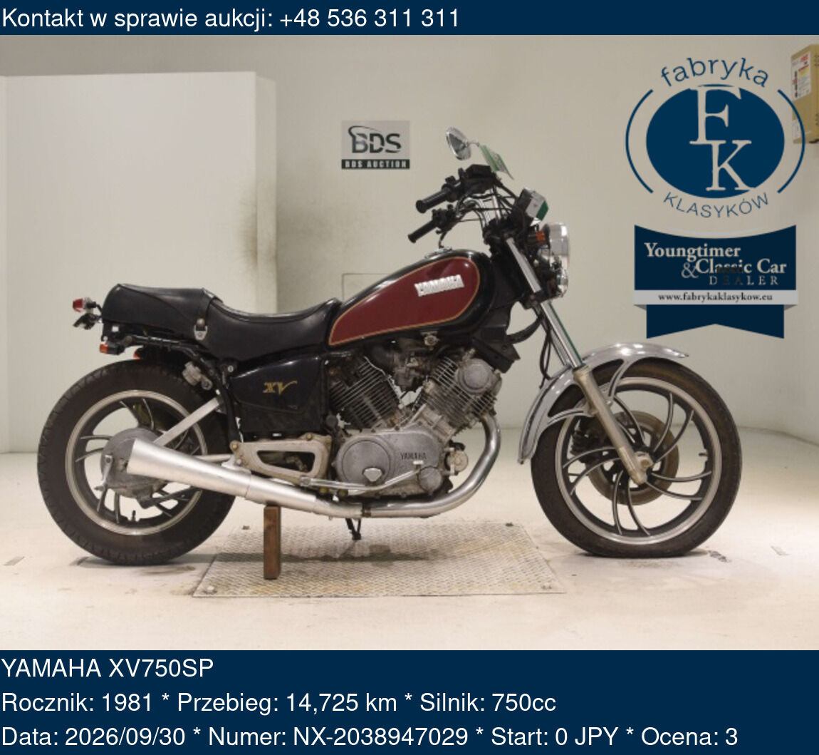 YAMAHA XV750SP 1981 - zdjęcie 2