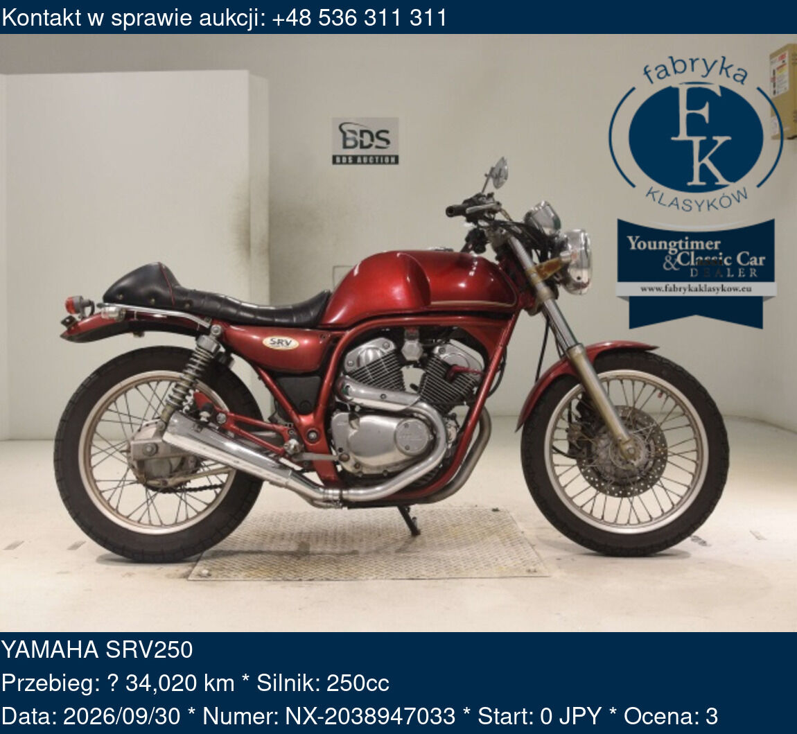 YAMAHA SRV250  - zdjęcie 2