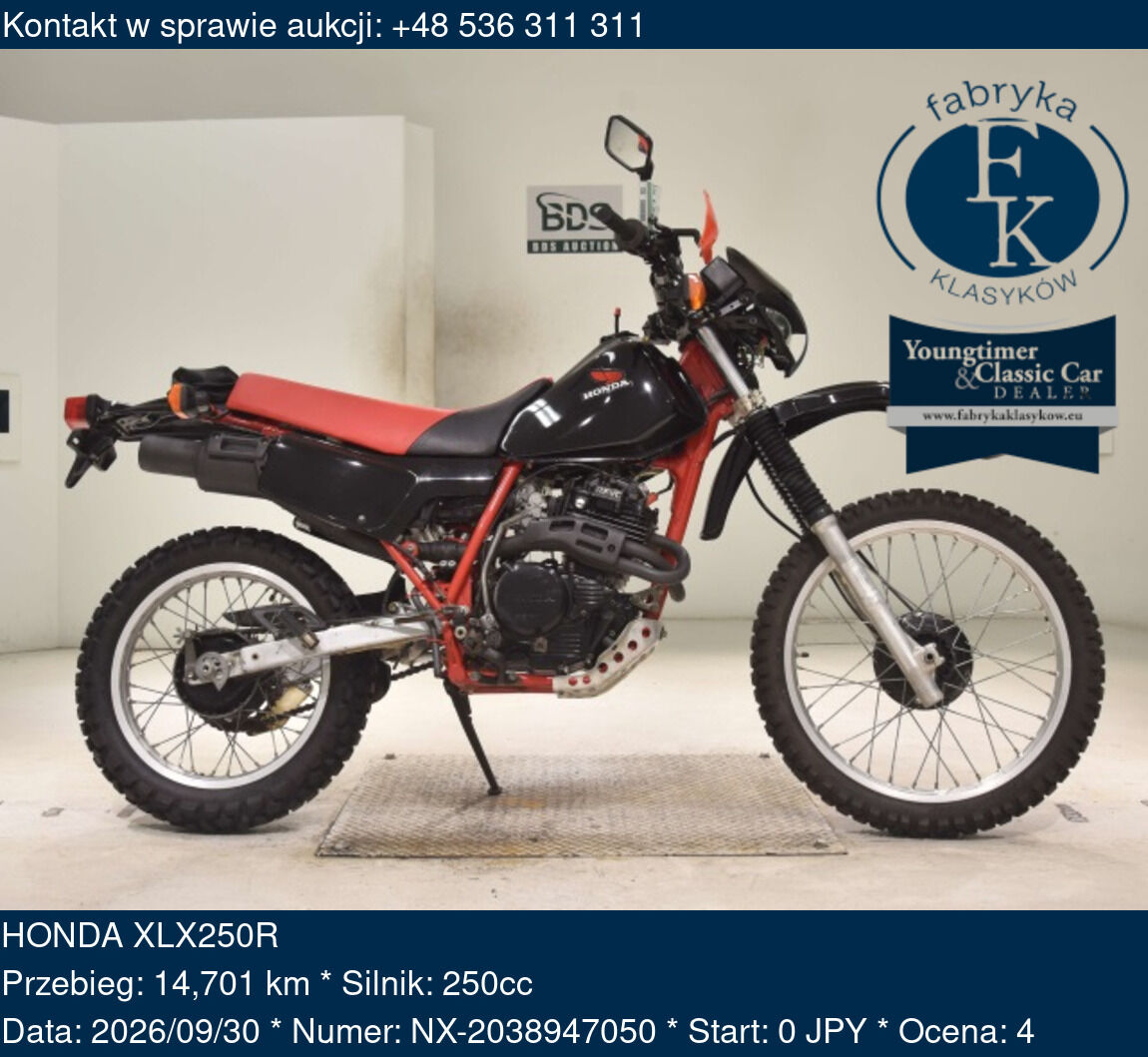 HONDA XLX250R  - zdjęcie 2