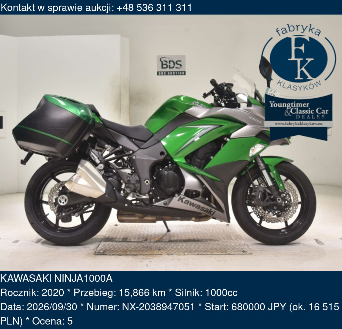 KAWASAKI NINJA1000A 2020 - zdjęcie 2