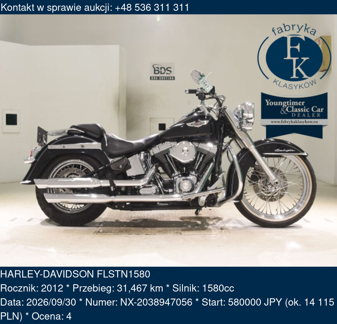 HARLEY-DAVIDSON FLSTN1580 2012 - zdjęcie 2