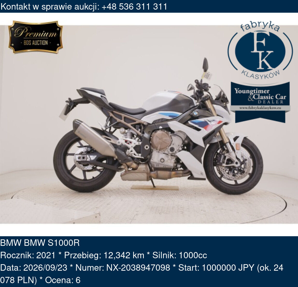BMW BMW S1000R 2021 - zdjęcie 2