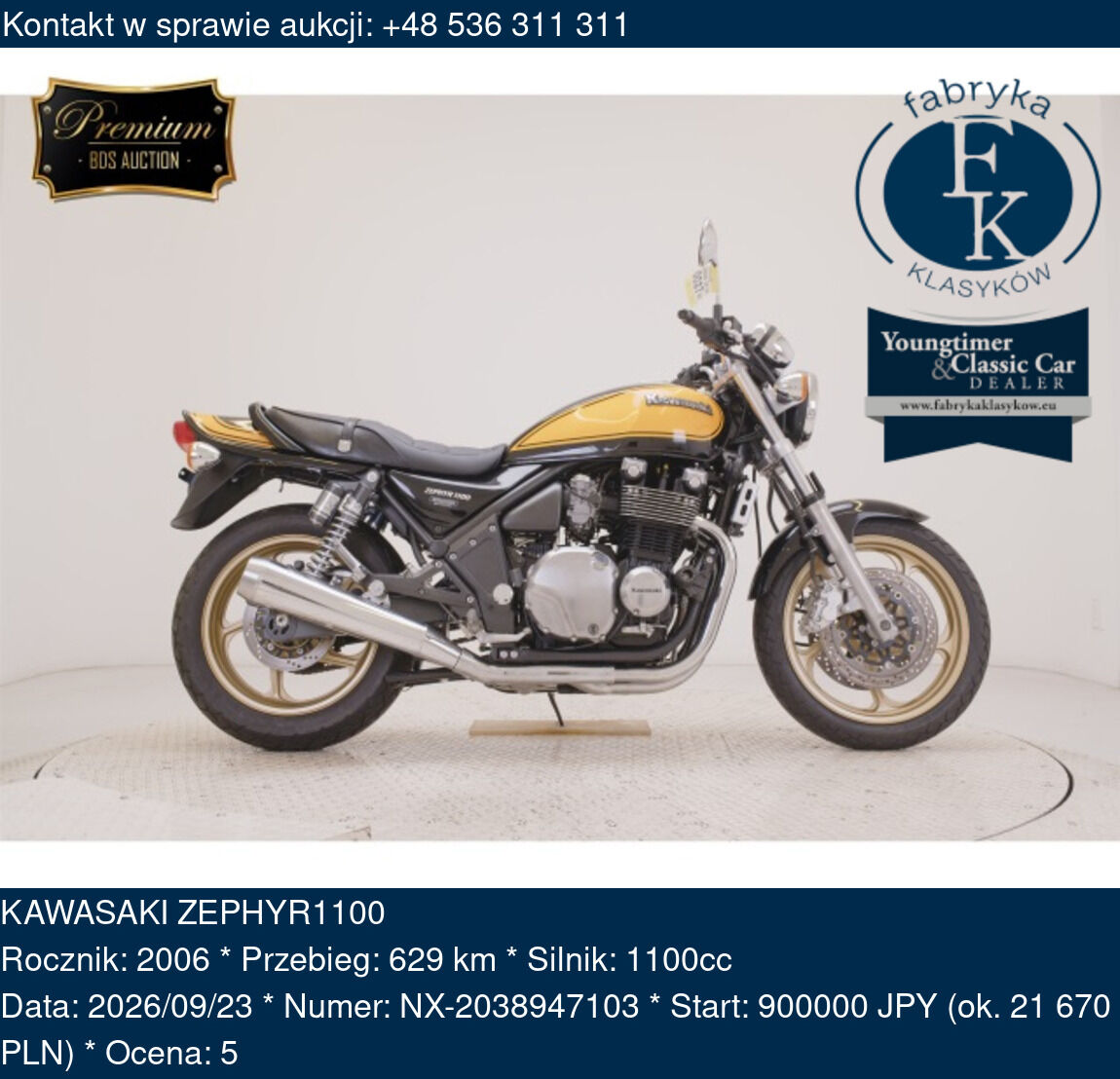 KAWASAKI ZEPHYR1100 2006 - zdjęcie 2
