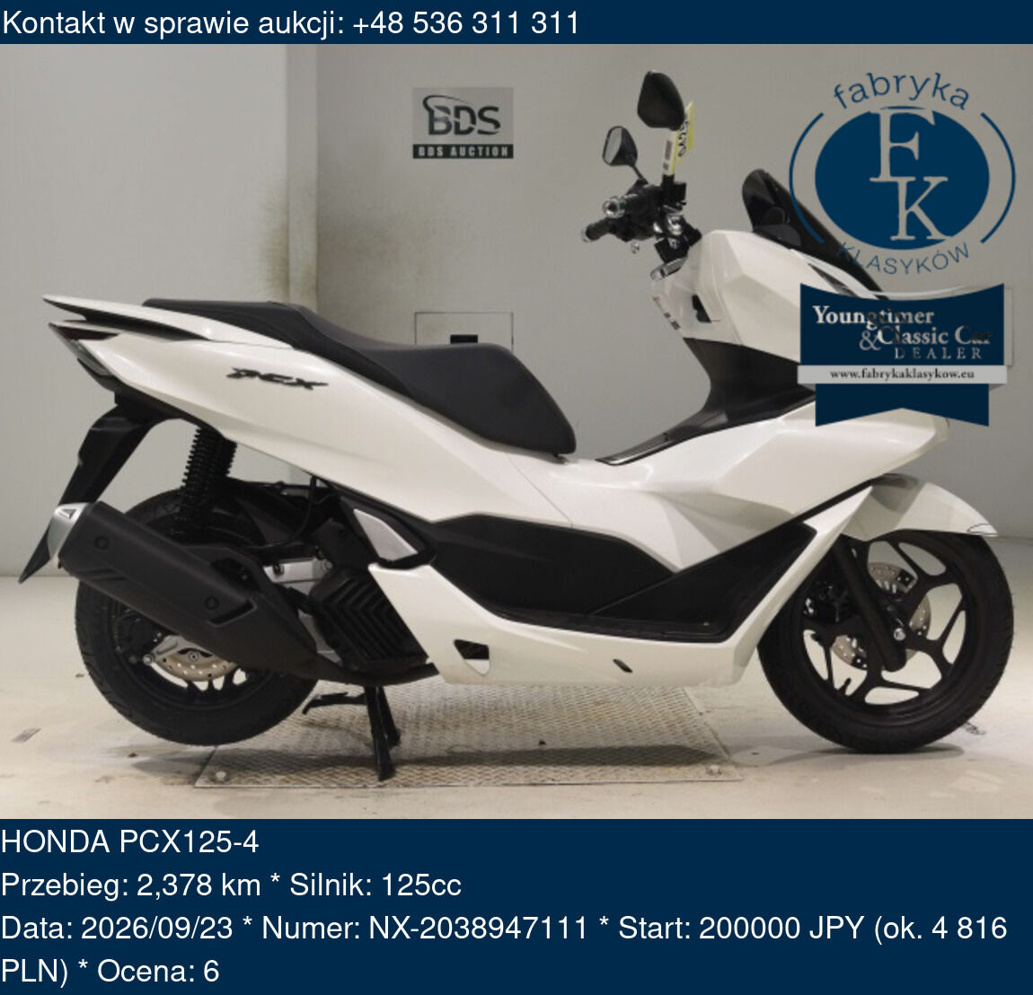 HONDA PCX125-4  - zdjęcie 2