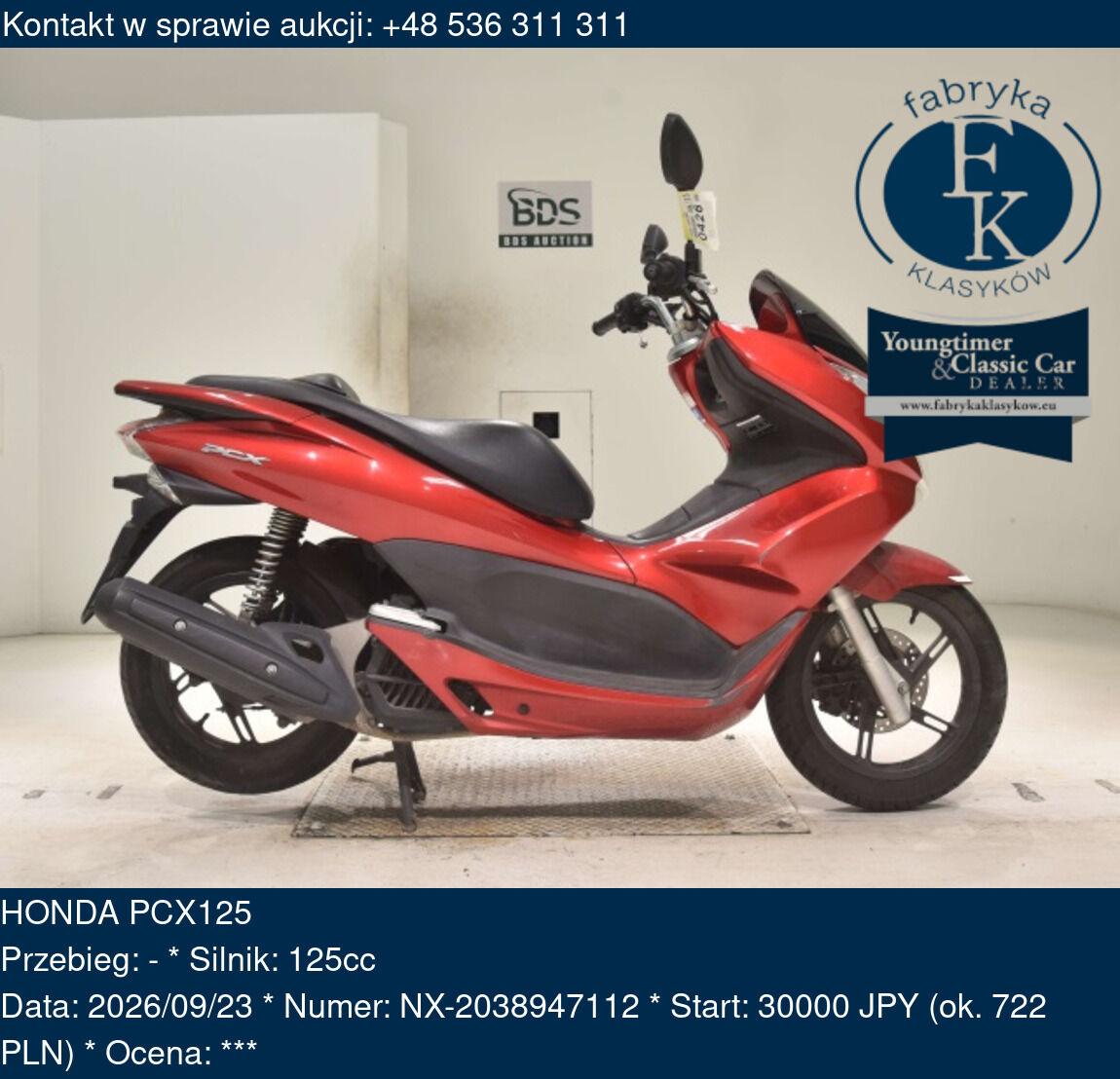 HONDA PCX125  - zdjęcie 2