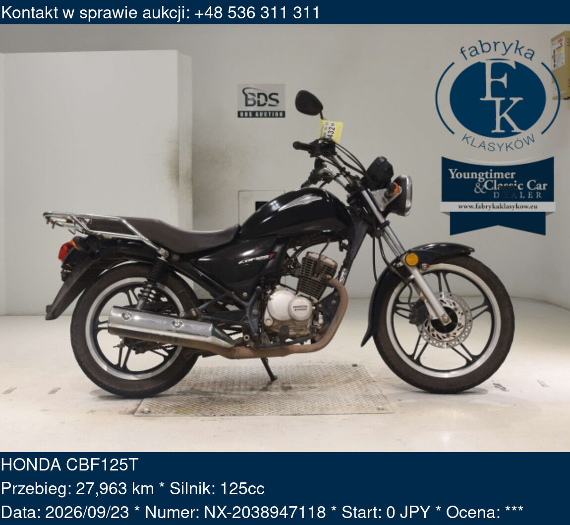 HONDA CBF125T  - zdjęcie 2