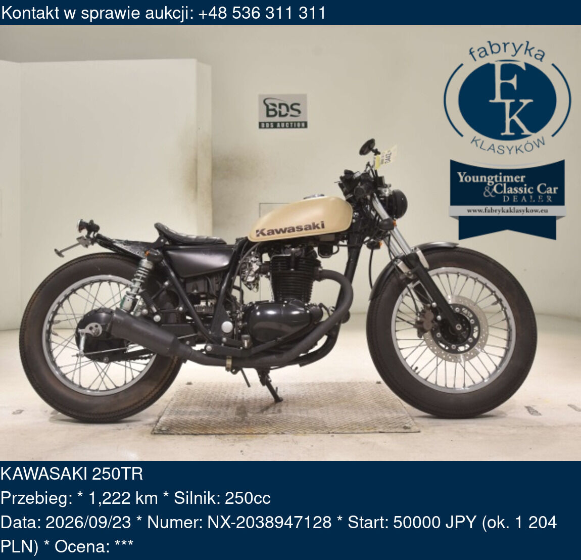 KAWASAKI 250TR  - zdjęcie 2