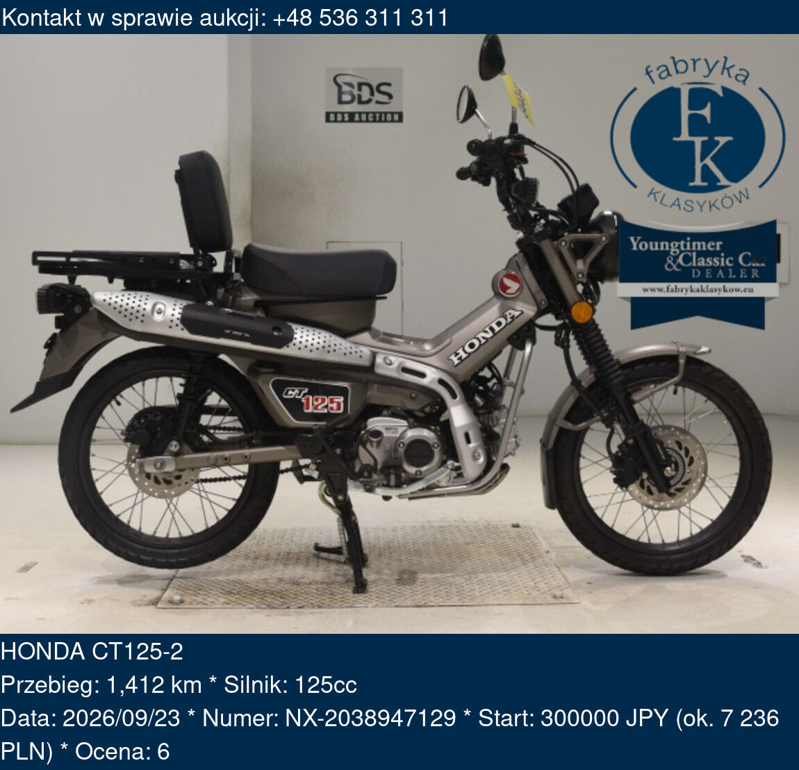 HONDA CT125-2  - zdjęcie 2