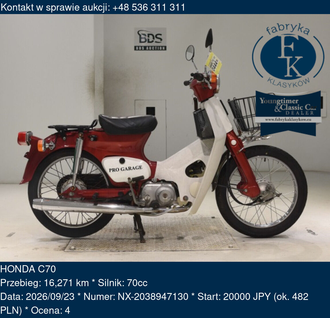 HONDA C70  - zdjęcie 2