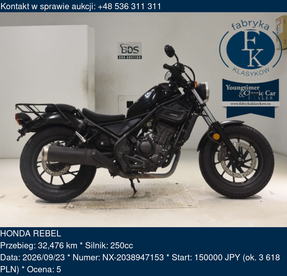 HONDA REBEL  - zdjęcie 2