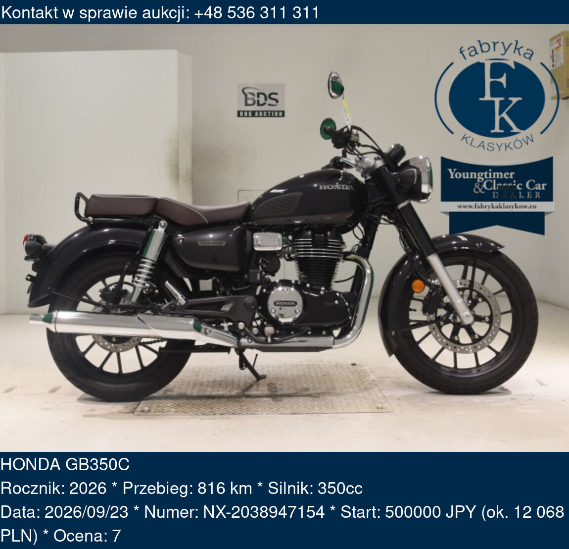 HONDA GB350C 2026 - zdjęcie 2