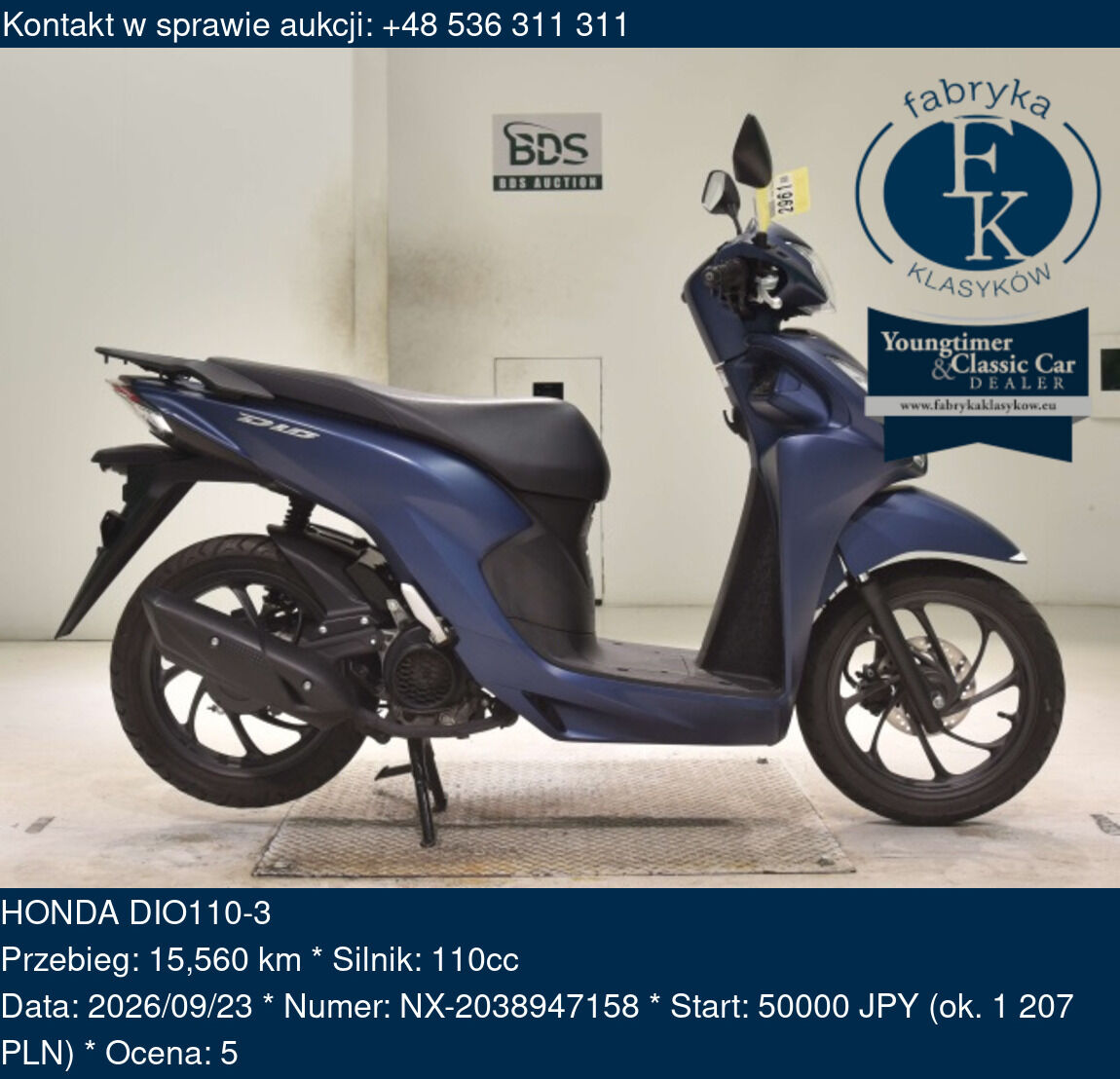 HONDA DIO110-3 - zdjęcie 2