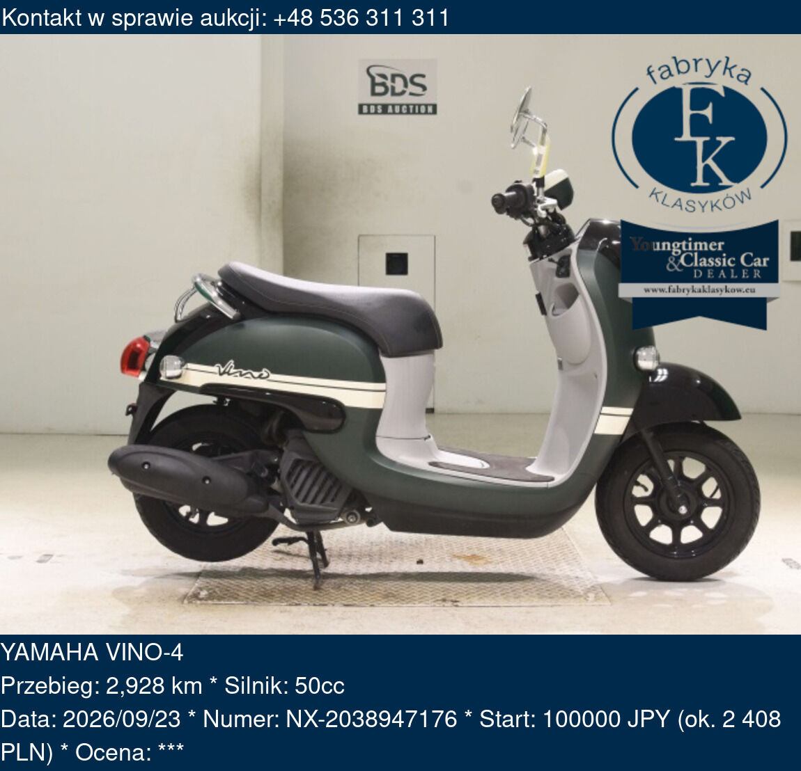 YAMAHA VINO-4  - zdjęcie 2