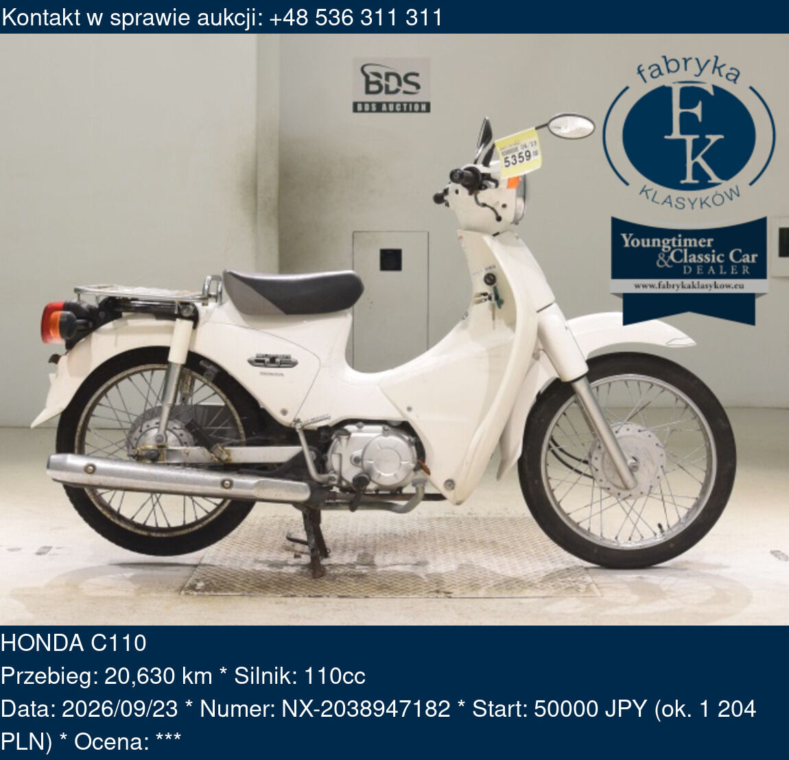 HONDA C110  - zdjęcie 2