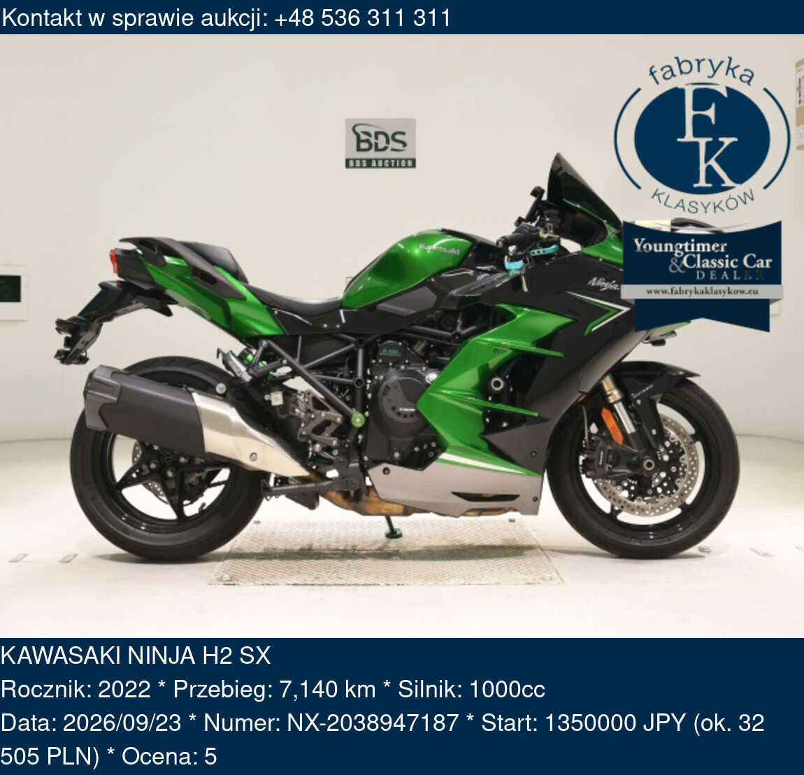 KAWASAKI NINJA H2 SX 2022 - zdjęcie 2