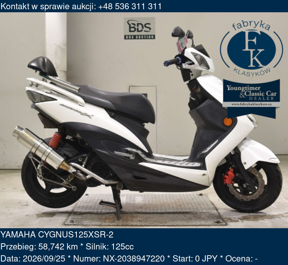YAMAHA CYGNUS125XSR-2  - zdjęcie 2