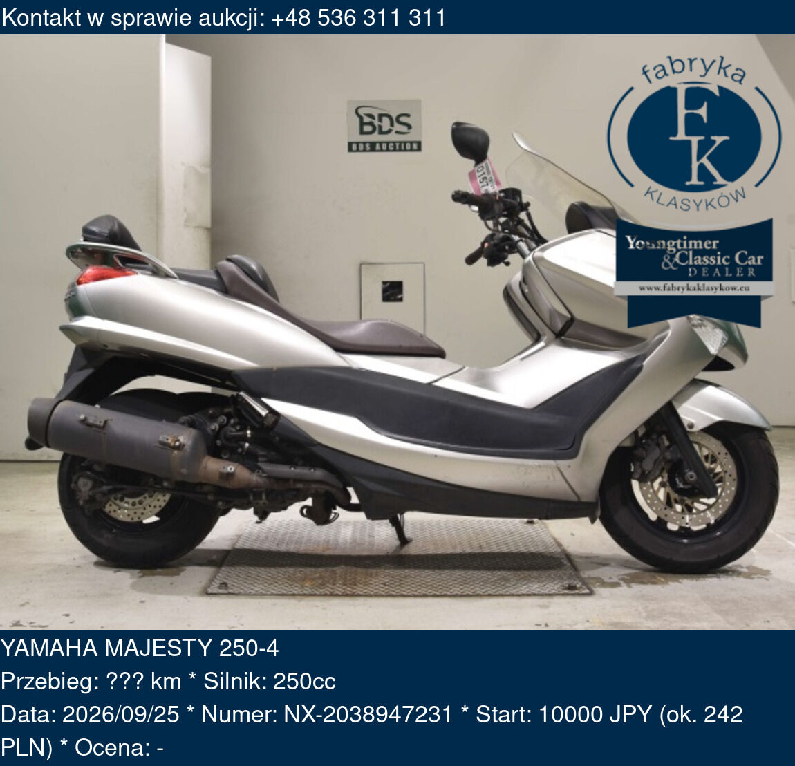 YAMAHA MAJESTY 250-4  - zdjęcie 2
