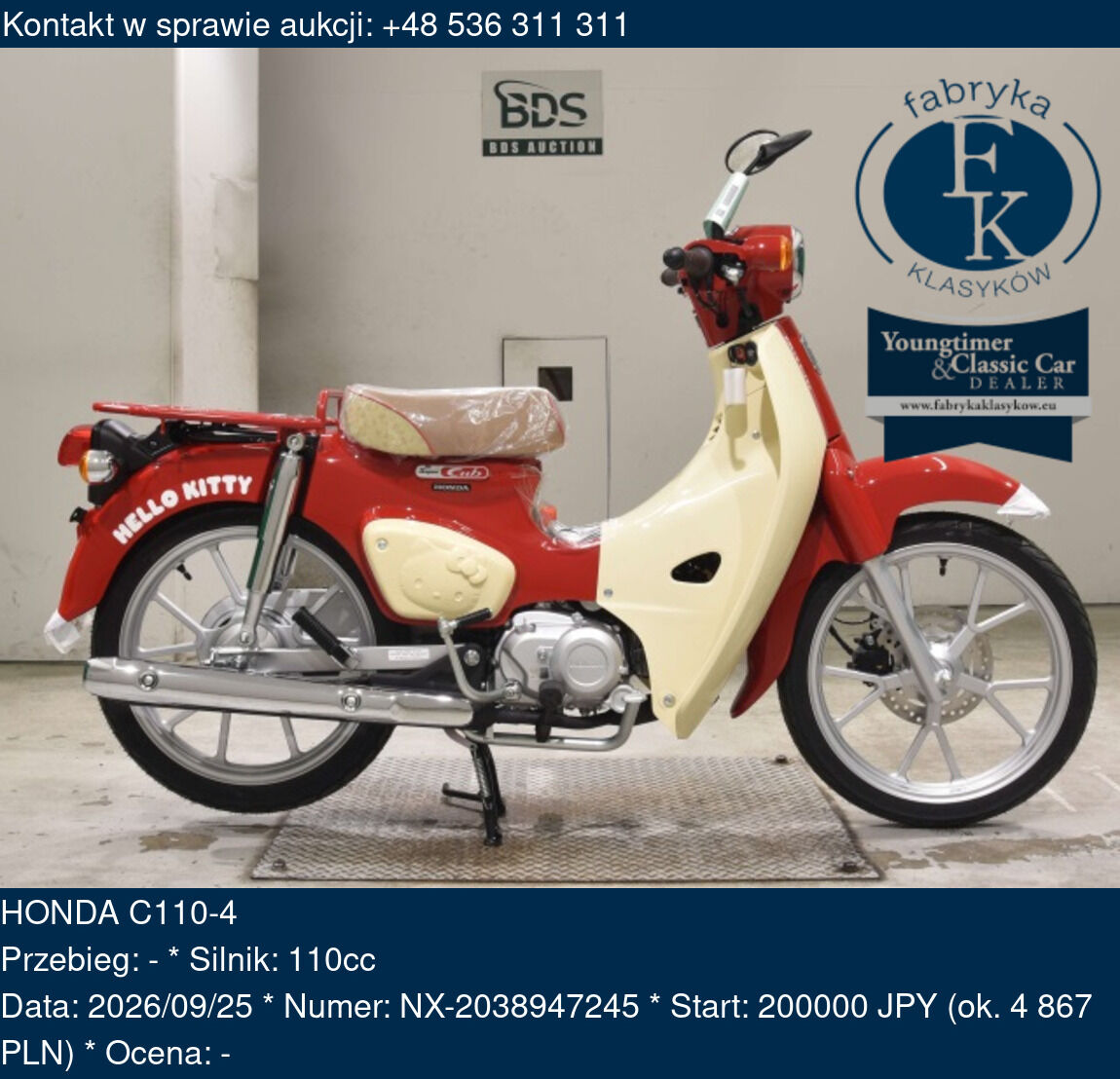 HONDA C110-4  - zdjęcie 2
