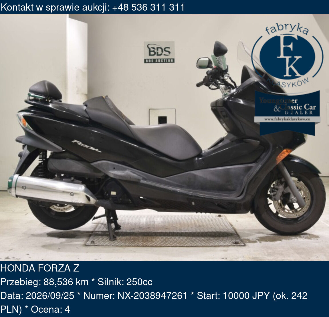 HONDA FORZA Z  - zdjęcie 2