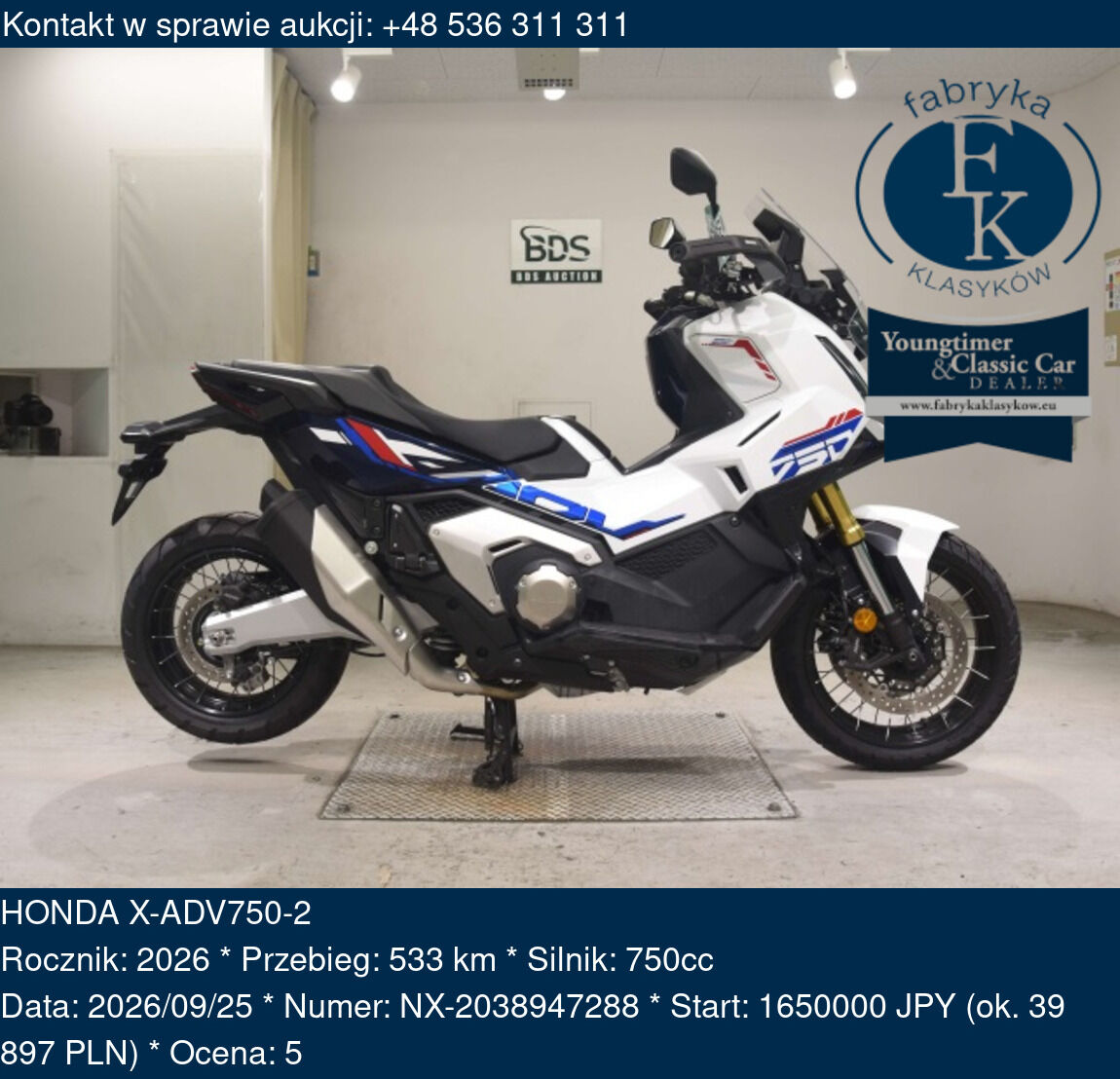 HONDA X-ADV750-2 2026 - zdjęcie 2