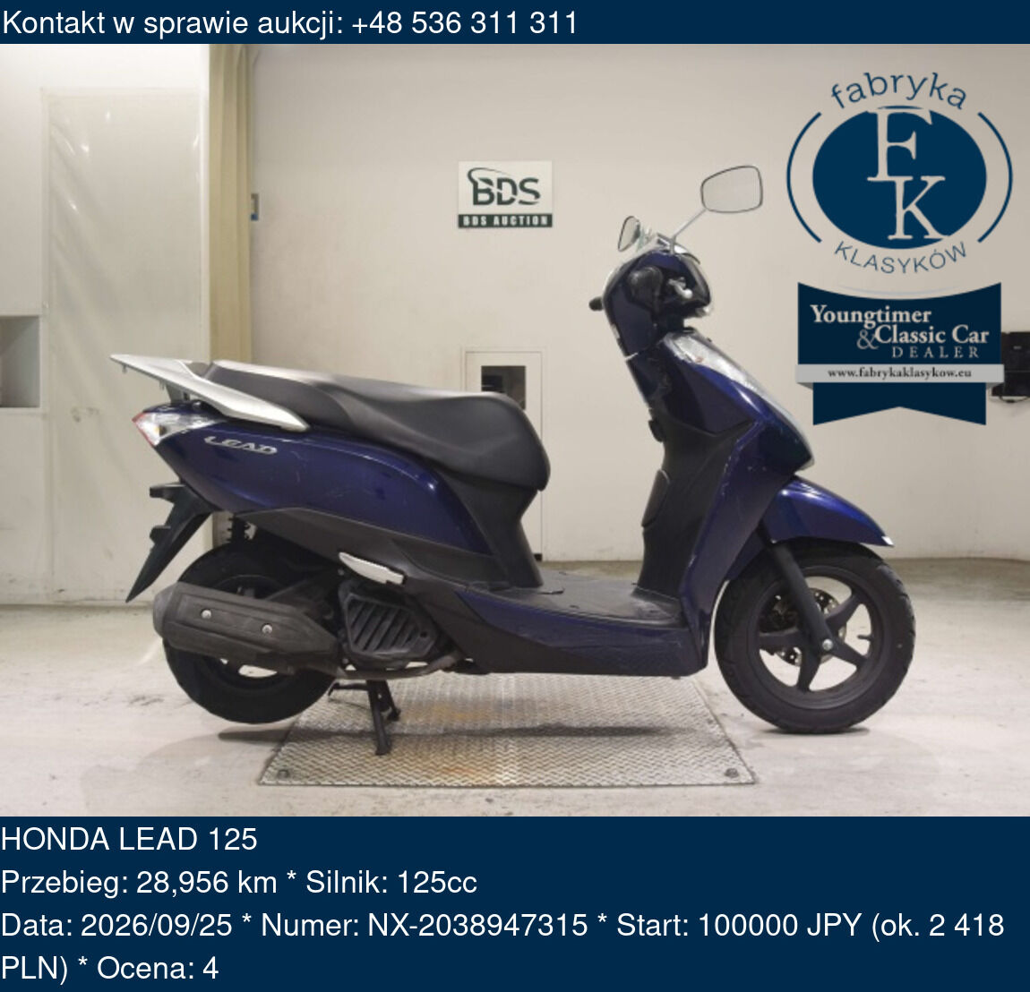 HONDA LEAD 125  - zdjęcie 2