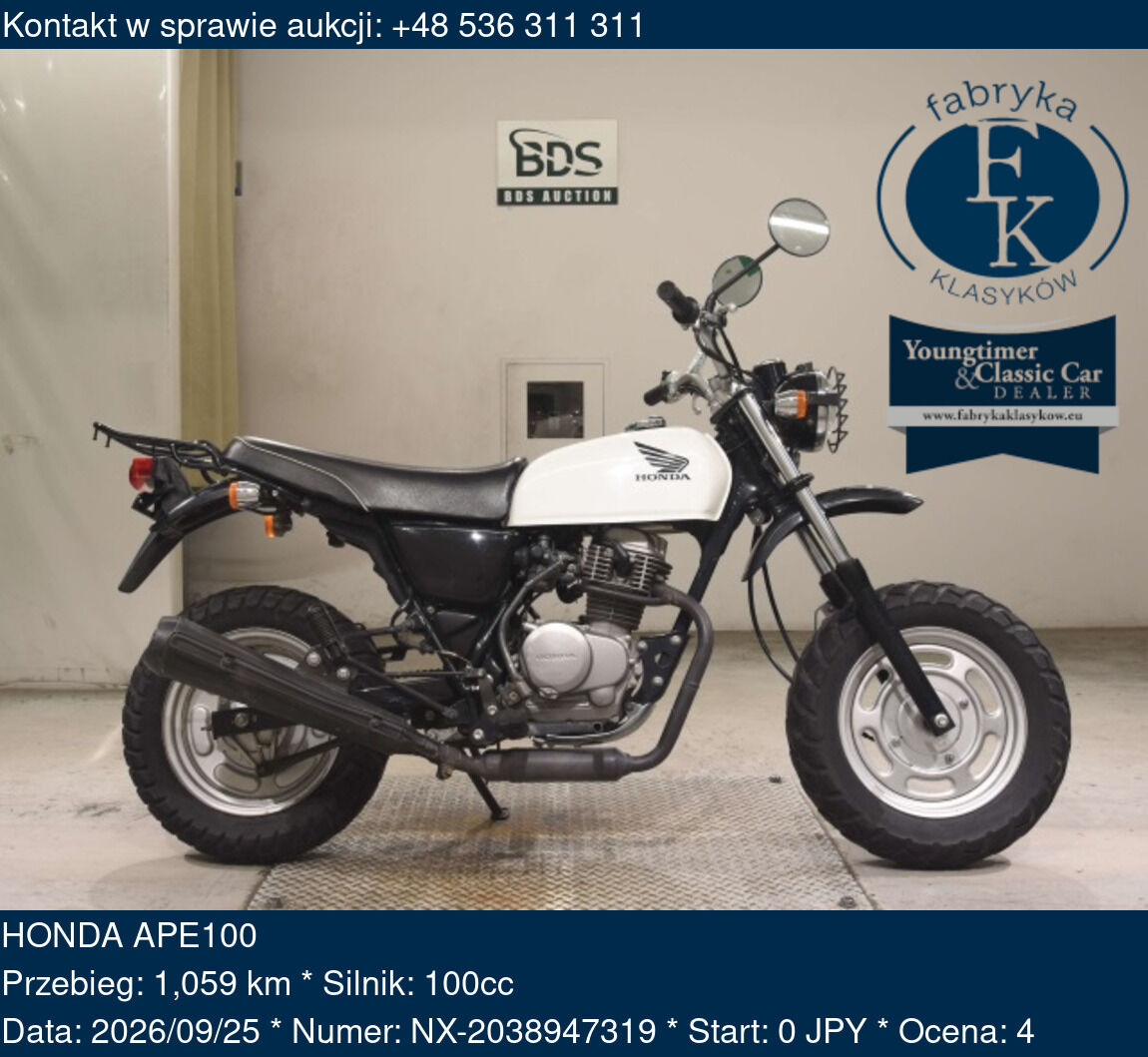 HONDA APE100  - zdjęcie 2