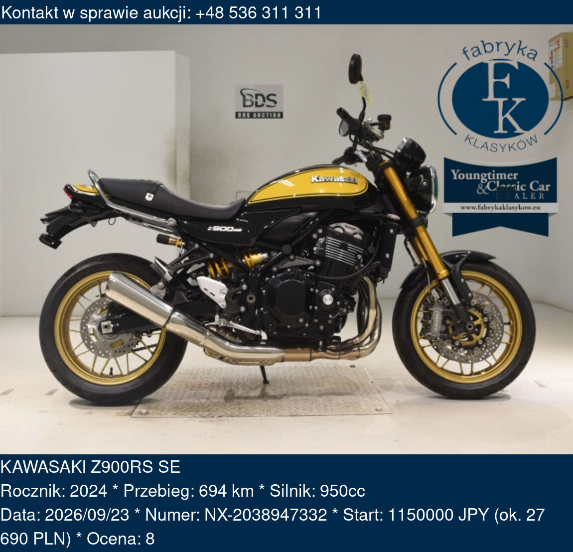 KAWASAKI Z900RS SE 2024 - zdjęcie 2